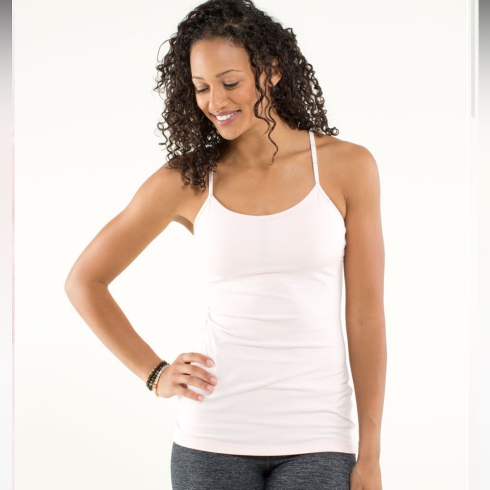 Lululemon Power Y Tank Luon Light
Pretty Pink Slalom Stripe Pretty Pink Size 10